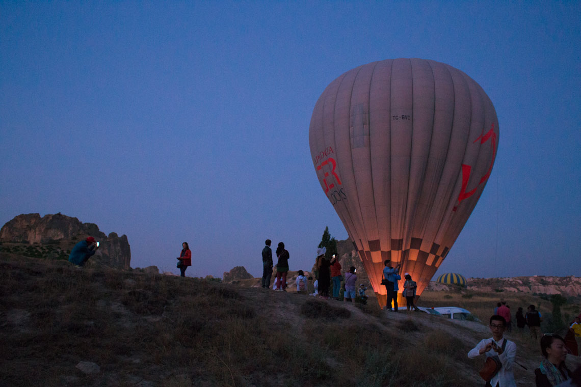 Expanded Hot Air Balloon
