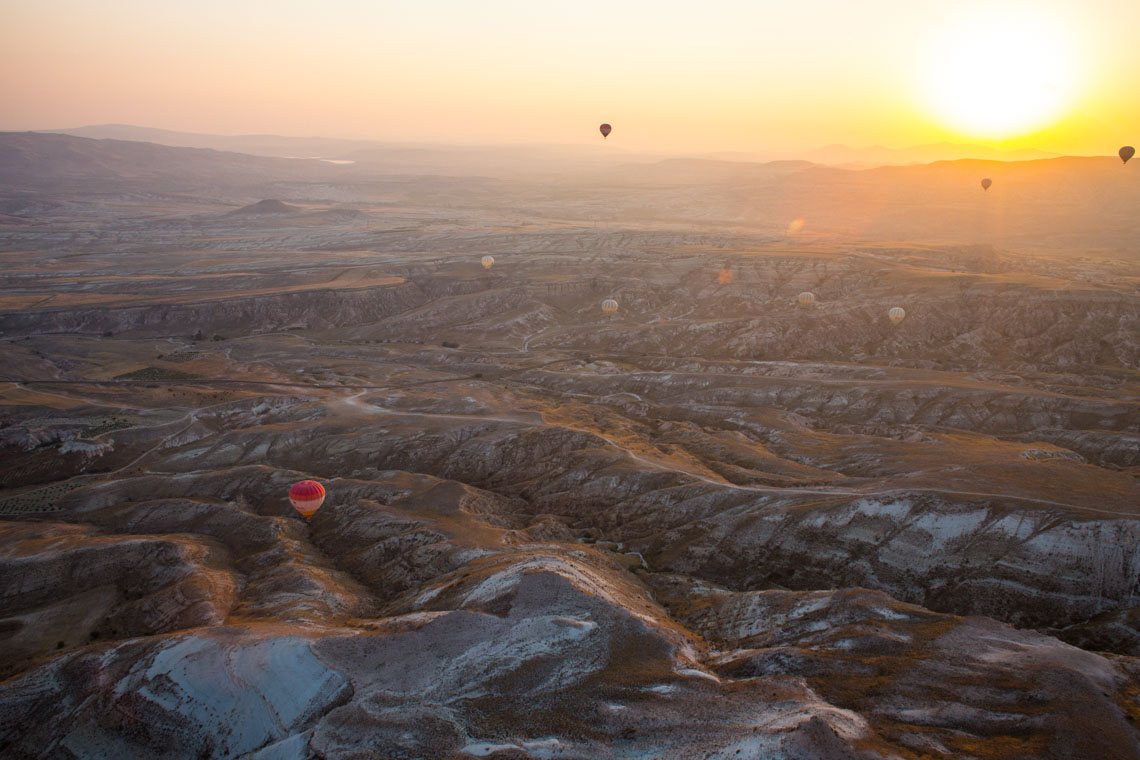 Sunrise Hot Air Balloon